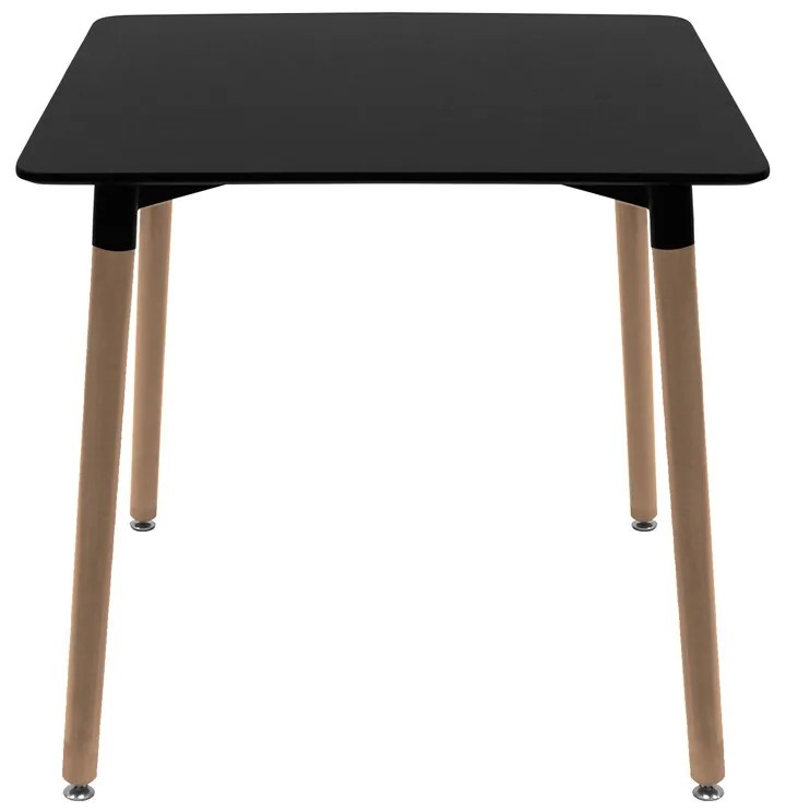 Mesa Tower Quadrada 70 cm - Preto