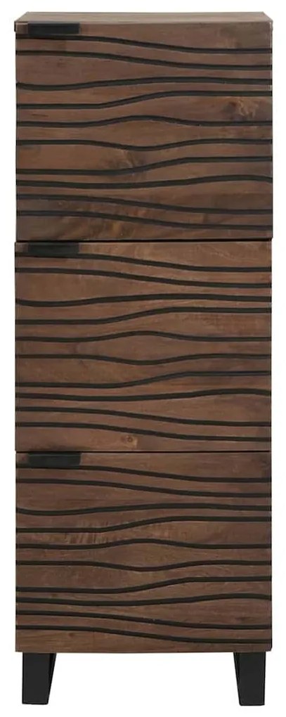 Highboard Madeira de Nogueira Castanho 40 x 33.5 x 110 cm