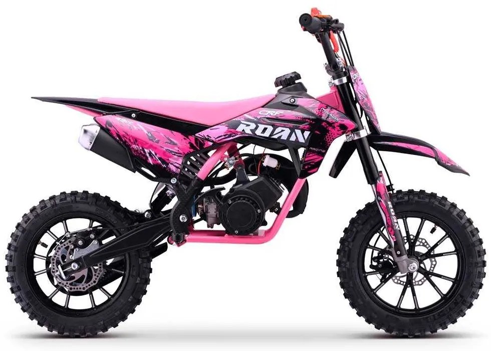 MINI MOTO Crianças MINICROSS gasolina 49cc Roan CRF 10/10" 3.5cv Rosa