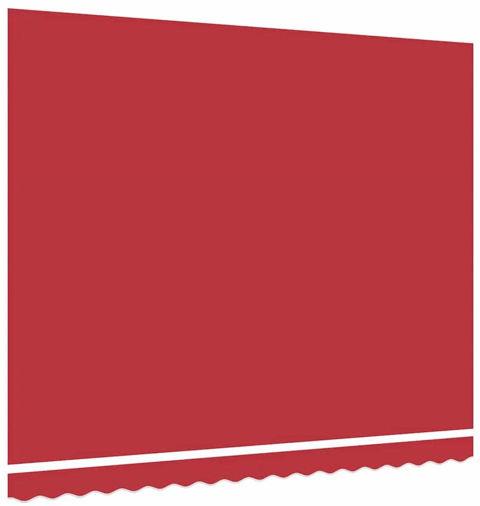 Tecido de reposição para toldo 4x3 m Frame Vermelho