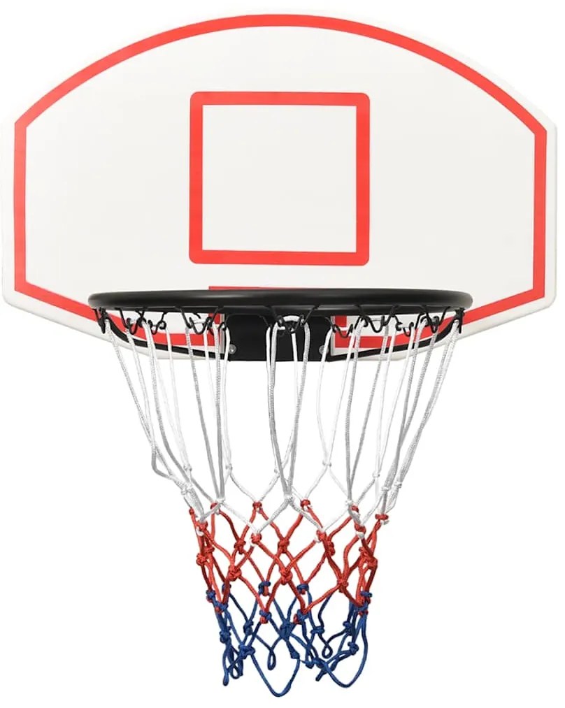 Tabela de basquetebol 71x45x2 cm polietileno branco