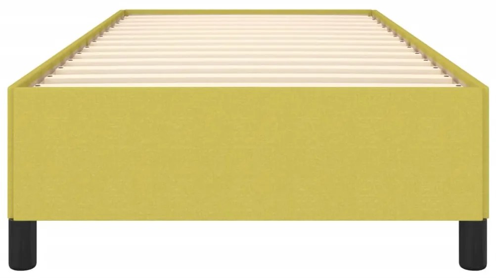 Estrutura de cama 90x190 cm tecido verde