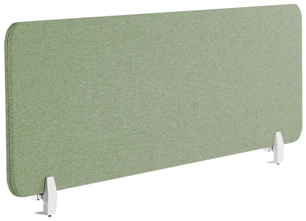 Painel divisor de secretária verde claro 180 x 40 cm WALLY Beliani