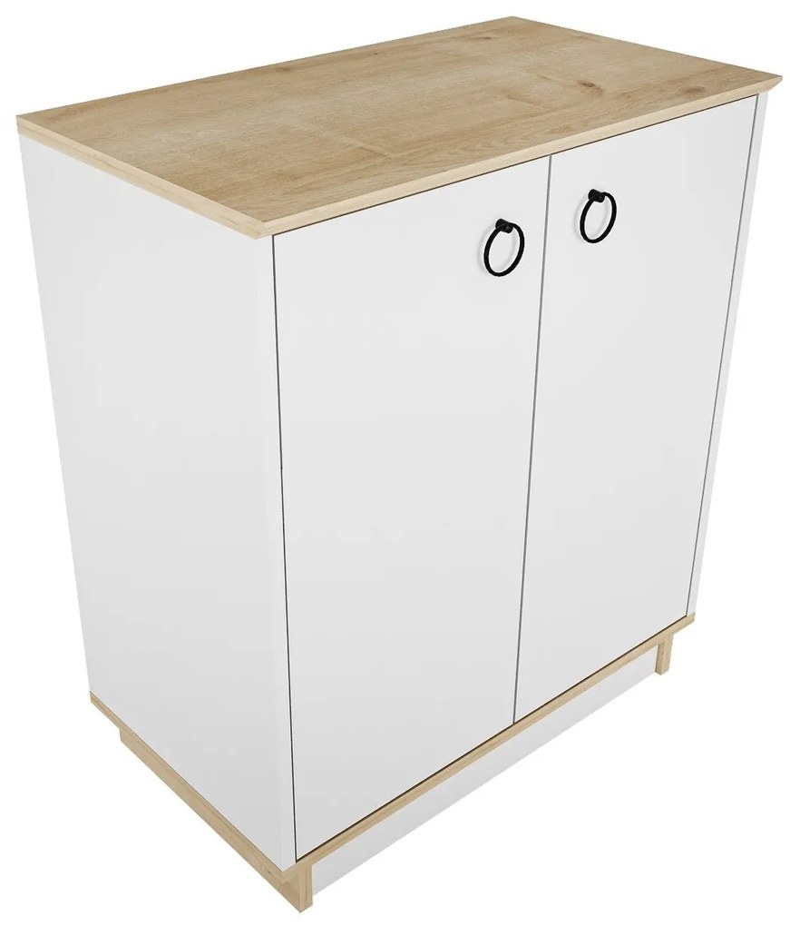 Console Nuanse – Branco Carvalho – 72x83,1x42 cm