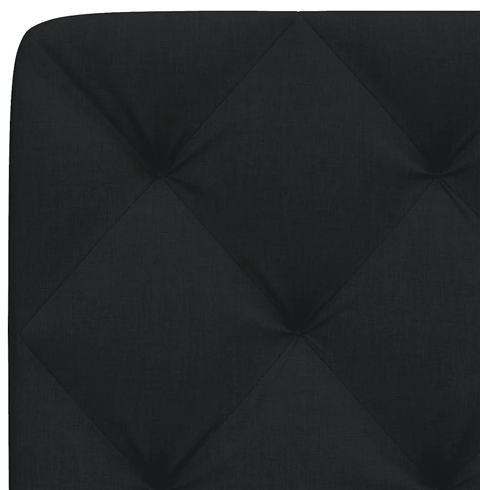 Almofadão de cabeceira 100 cm tecido preto