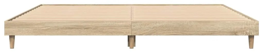 Estrutura cama s/ colchão 180x200cm carvalho sonoma
