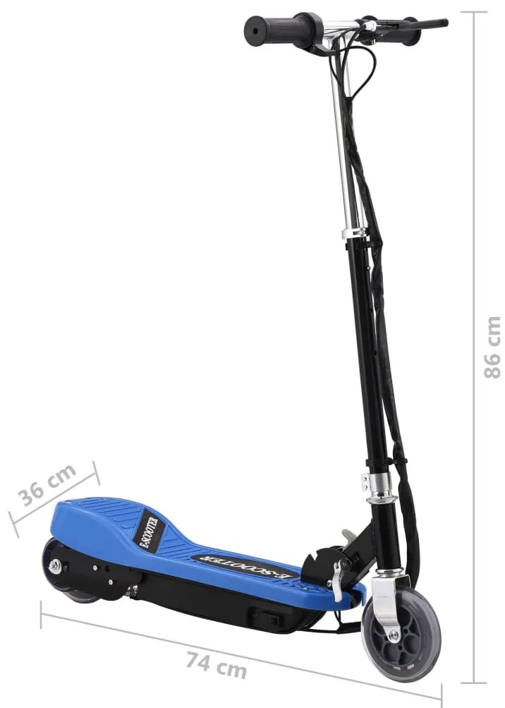 Trotinete elétrica 120 W azul