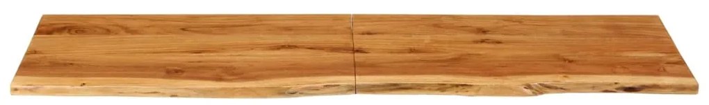 Tampo p/ móvel toucador WC 140x52x2,5 cm madeira acácia maciça