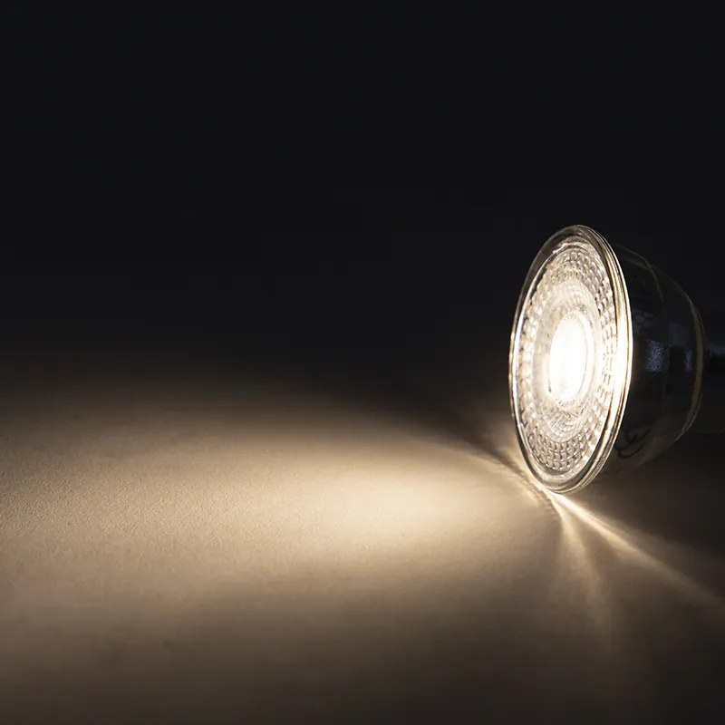Conjunto de 5 lâmpadas LED reguláveis em 3 etapas GU10 5W 260lm 2700K
