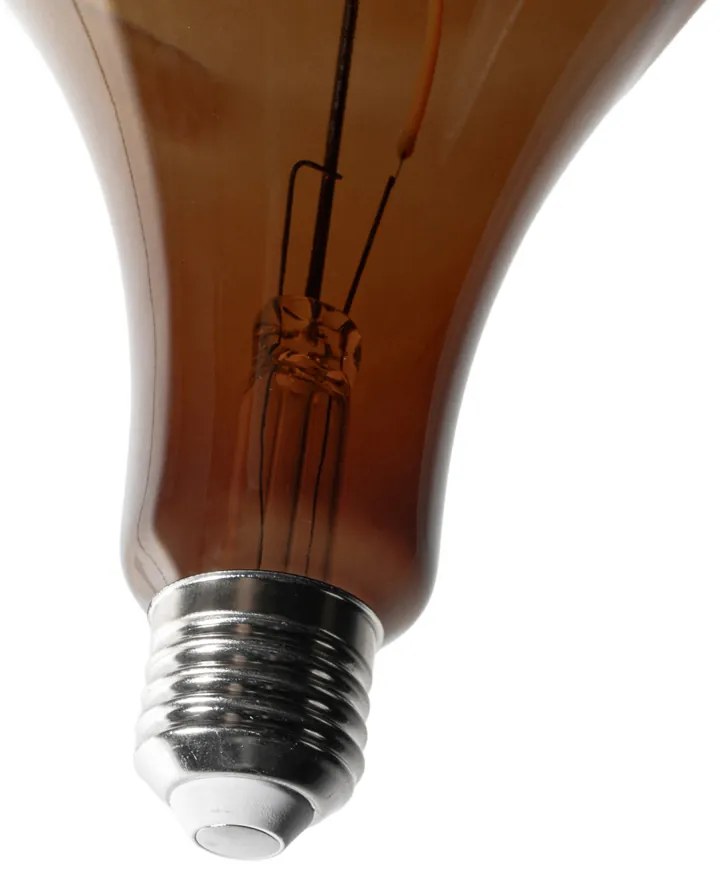 Conjunto de 5 lâmpadas LED E27 reguláveis PS160 castanho 4W 120 lm 1800K