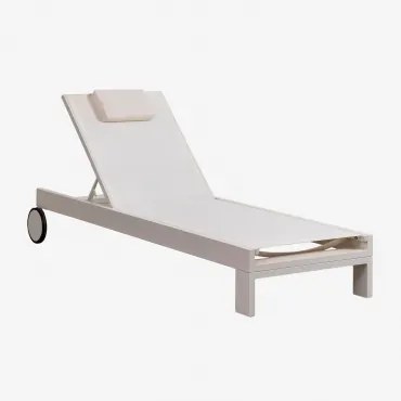 Pack De 2 Espreguiçadeiras Reclináveis Em Alumínio Com Almofada Akelia Terracota - Sklum