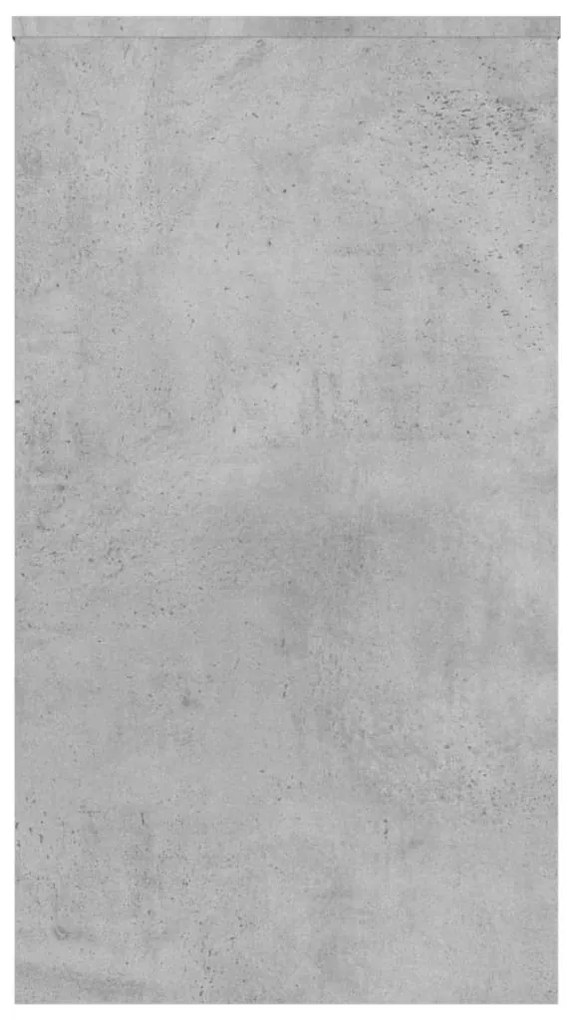 Secretária 90x40x72 cm derivados de madeira cinza cimento