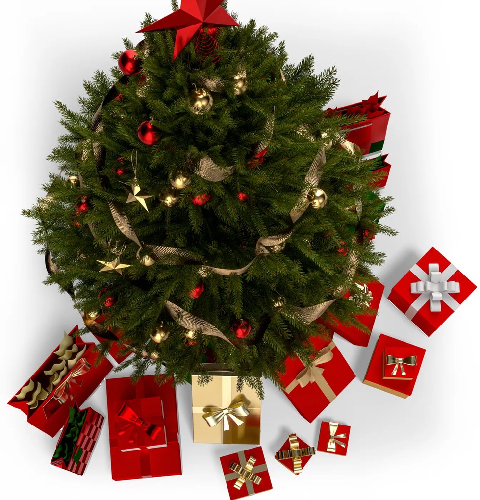 Árvore de Natal artificial com suporte 180 cm (613 pontas) Verde