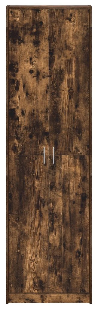 Guarda-roupa Carvalho Fumado 55x25x189 cm Madeira de Engenharia