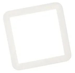 Candeeiro de teto branco 22,5cm com LED 3 níveis de intensidade IP44 - Steve