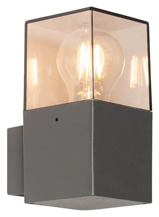 Candeeiro de parede exterior moderno cinzento escuro IP44 - Dinamarca Moderno