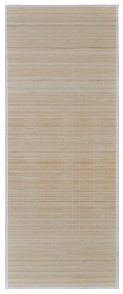 Tapetes retangulares de bambu natural 2 pcs 120x180 cm