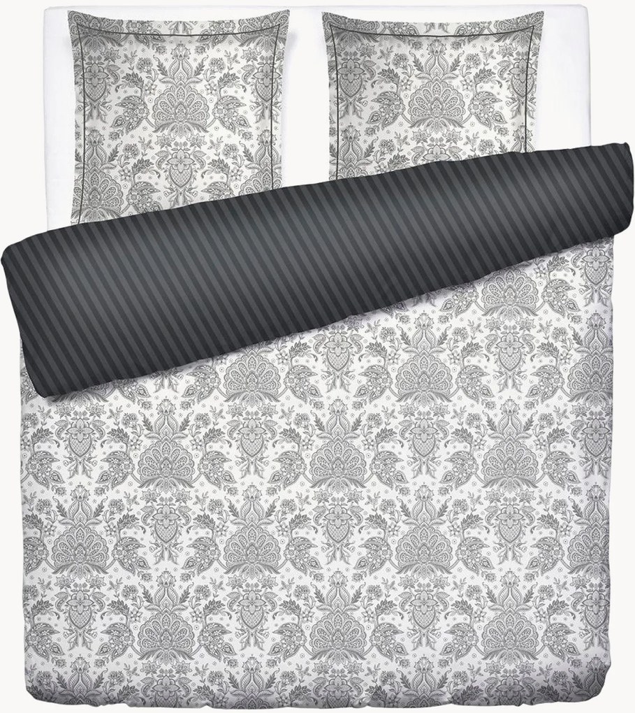 Conjunto de roupa de cama em cetim de algodão Fleur de Prestige, vários tamanhos