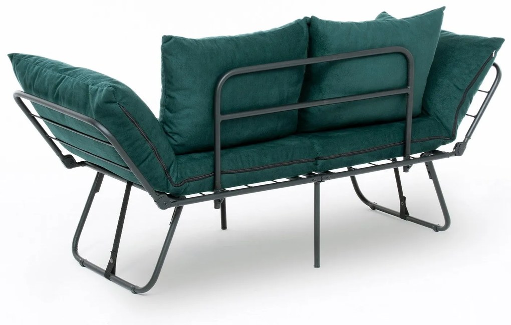 Sofá-cama 2 Lugares Viper – Verde Petróleo – 150x78x60 cm
