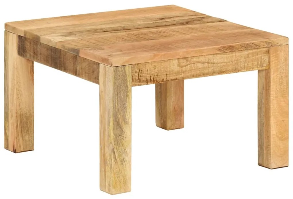 vidaXL Mesa de centro 55x55x35 cm madeira de mangueira maciça