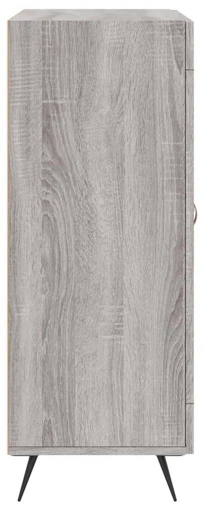 Aparador 69,5x34x90 cm derivados de madeira cinzento sonoma