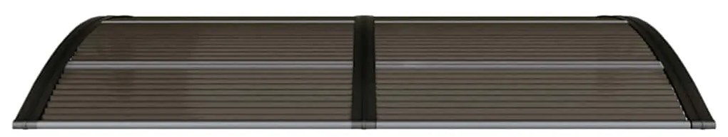 Toldo de porta 150x75 cm policarbonato preto