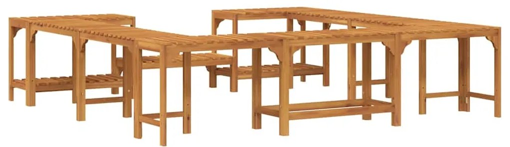 Entorno para Banheira de Hidromassagem Castanho 230 x 230 cm