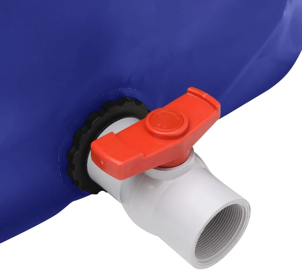Depósito de água dobrável com torneira 500 L PVC