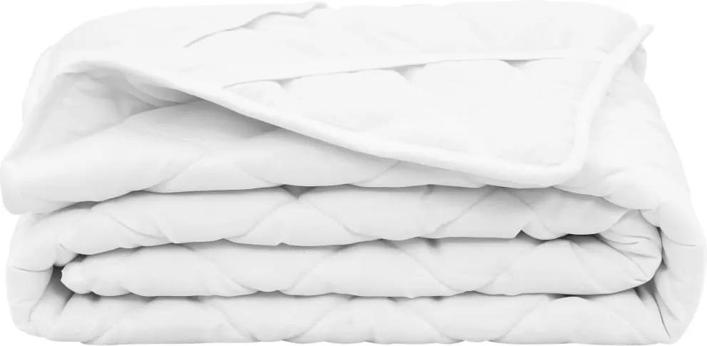 Protetor de colchão acolchoado 90x200 cm leve branco