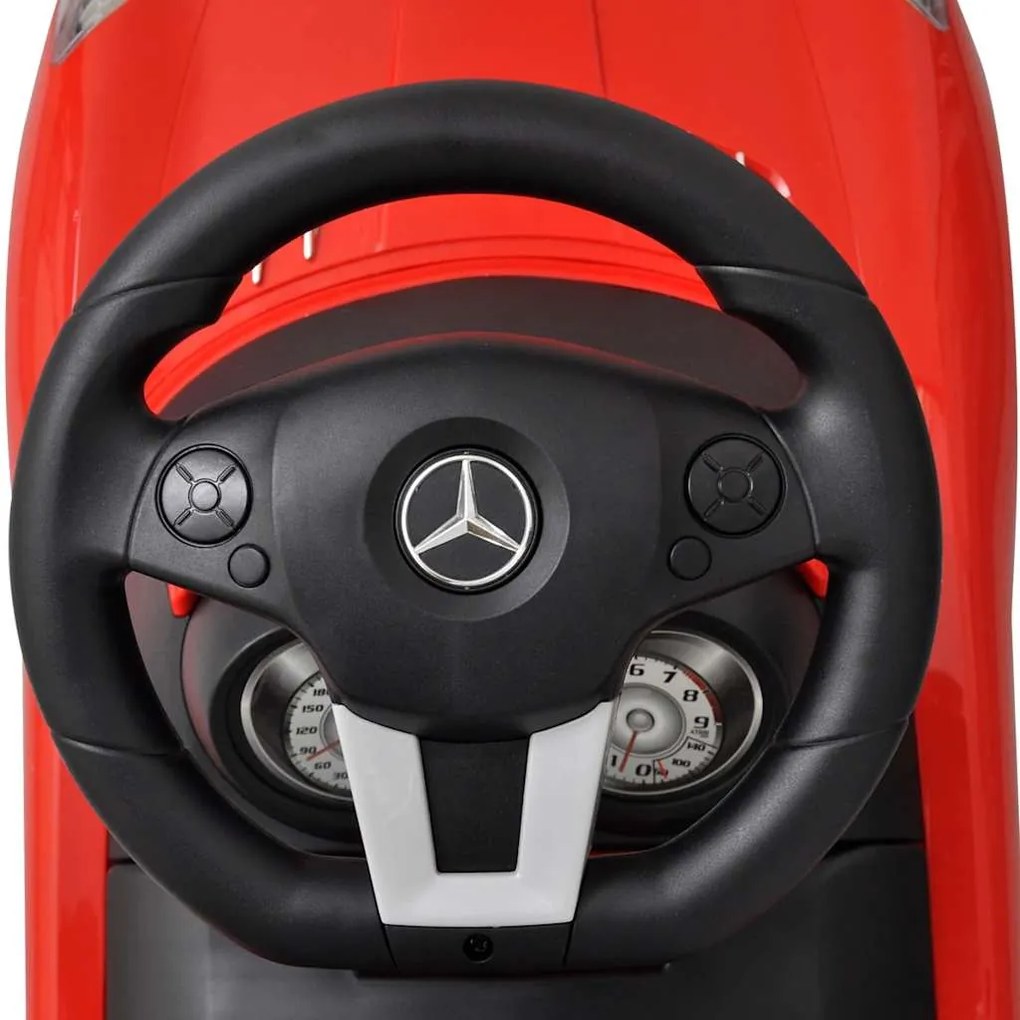 Carro para crianças a pedais vermelho