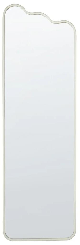 Espelho de parede em metal branco 45 x 145 cm ABZAC Beliani