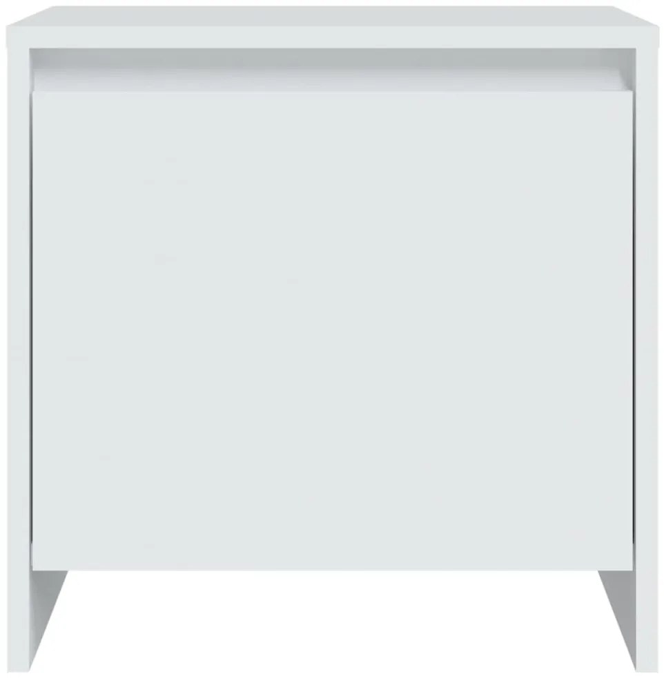 Mesa de cabeceira 2 pcs derivados de madeira cinza cimento