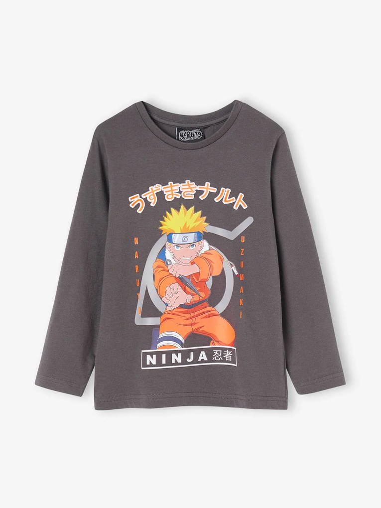 Camisola Naruto® Uzumaki, mangas compridas, para criança cinzento