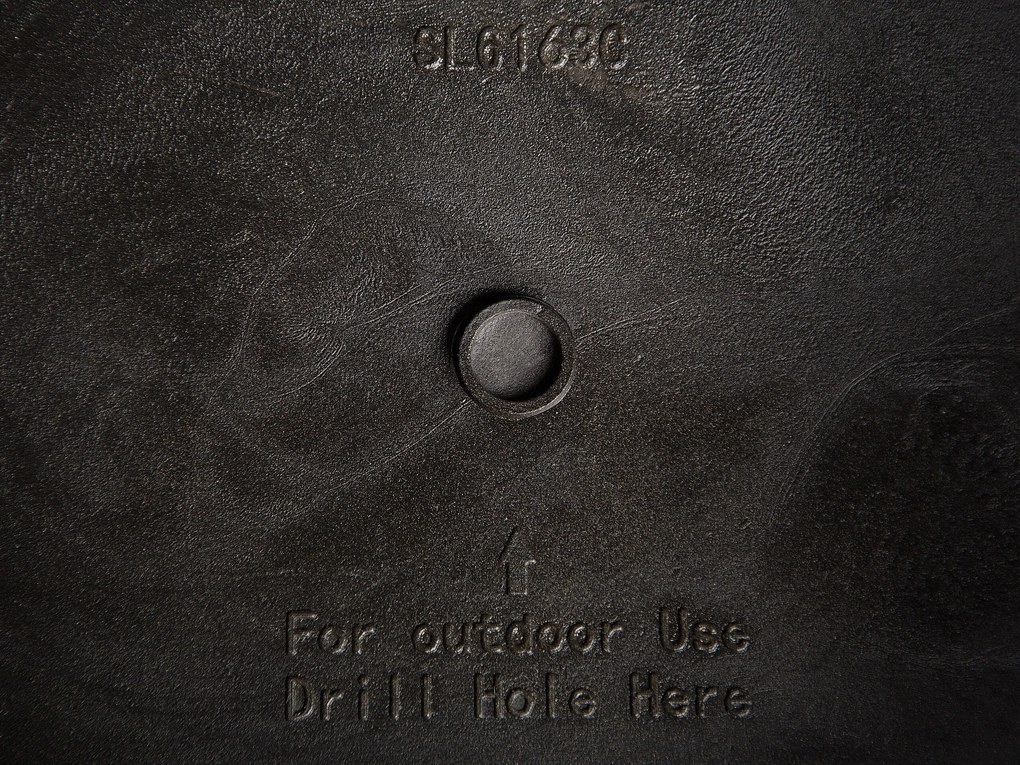 Conjunto de 2 vasos para plantas em pedra cinzenta 49 x 49 x 53 cm DELOS Beliani