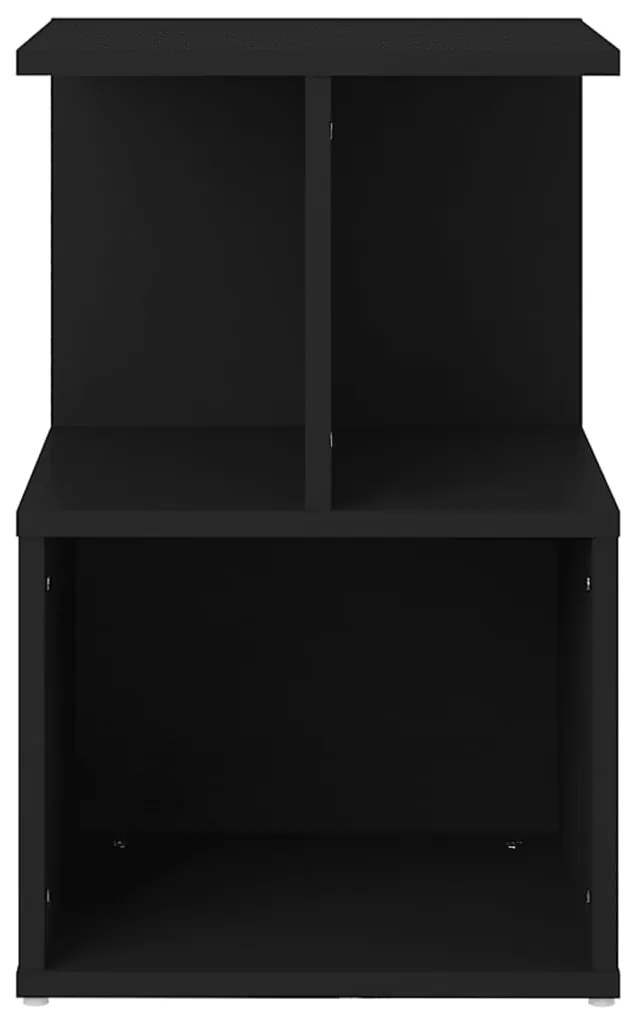 Mesa de cabeceira 35x35x55 cm derivados de madeira preto