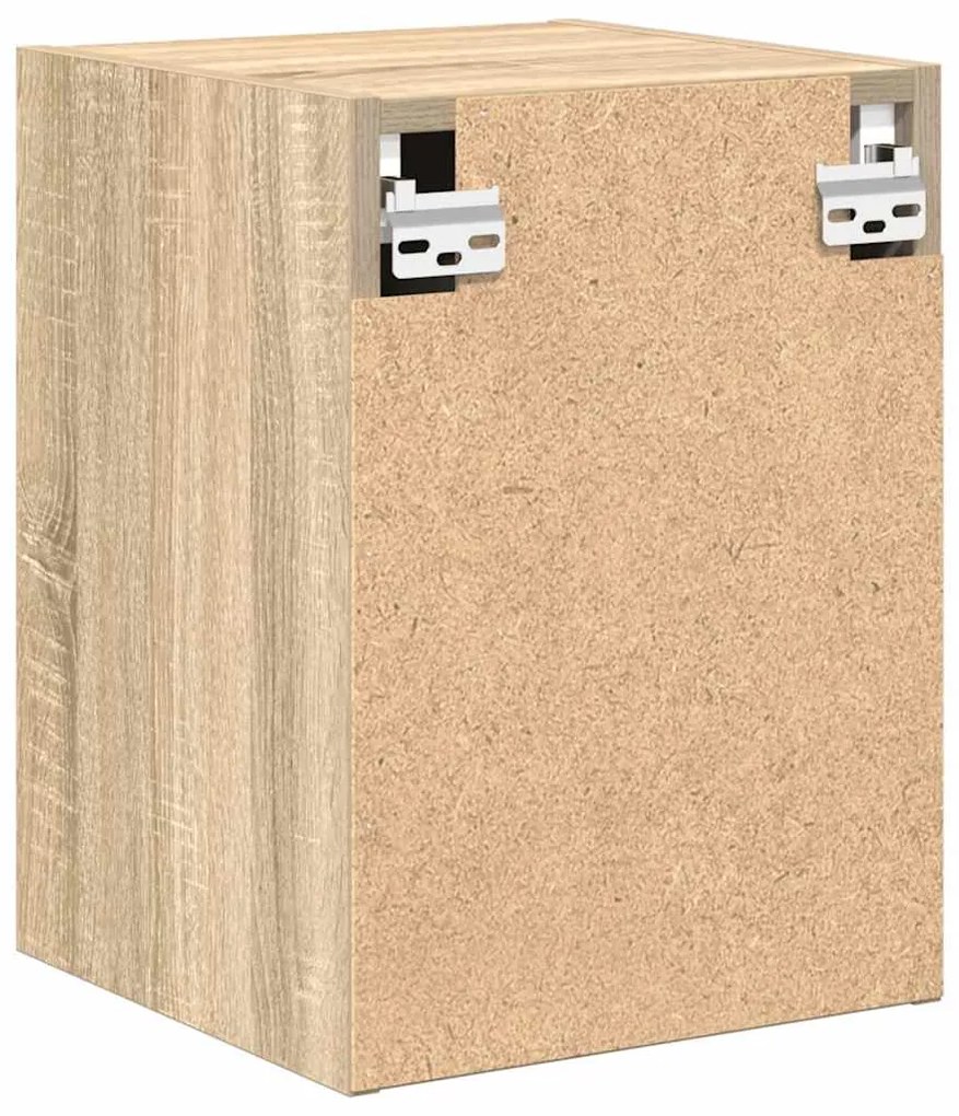 Armários de parede para garagem 2pcs derivados de madeira