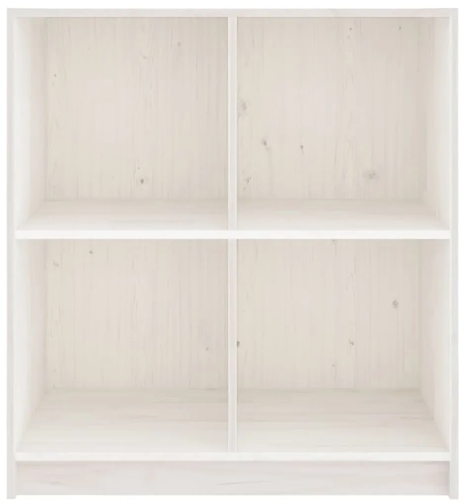Aparador pinho maciço 70x33x76 cm branco