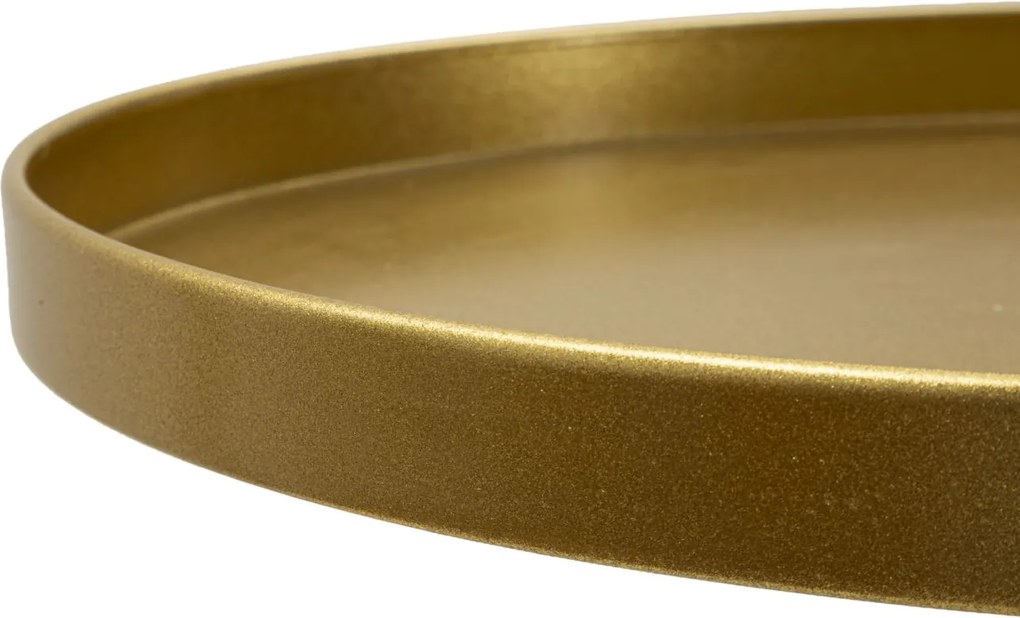 Mesa Doha - Metal Dourado - 51X100 Cm