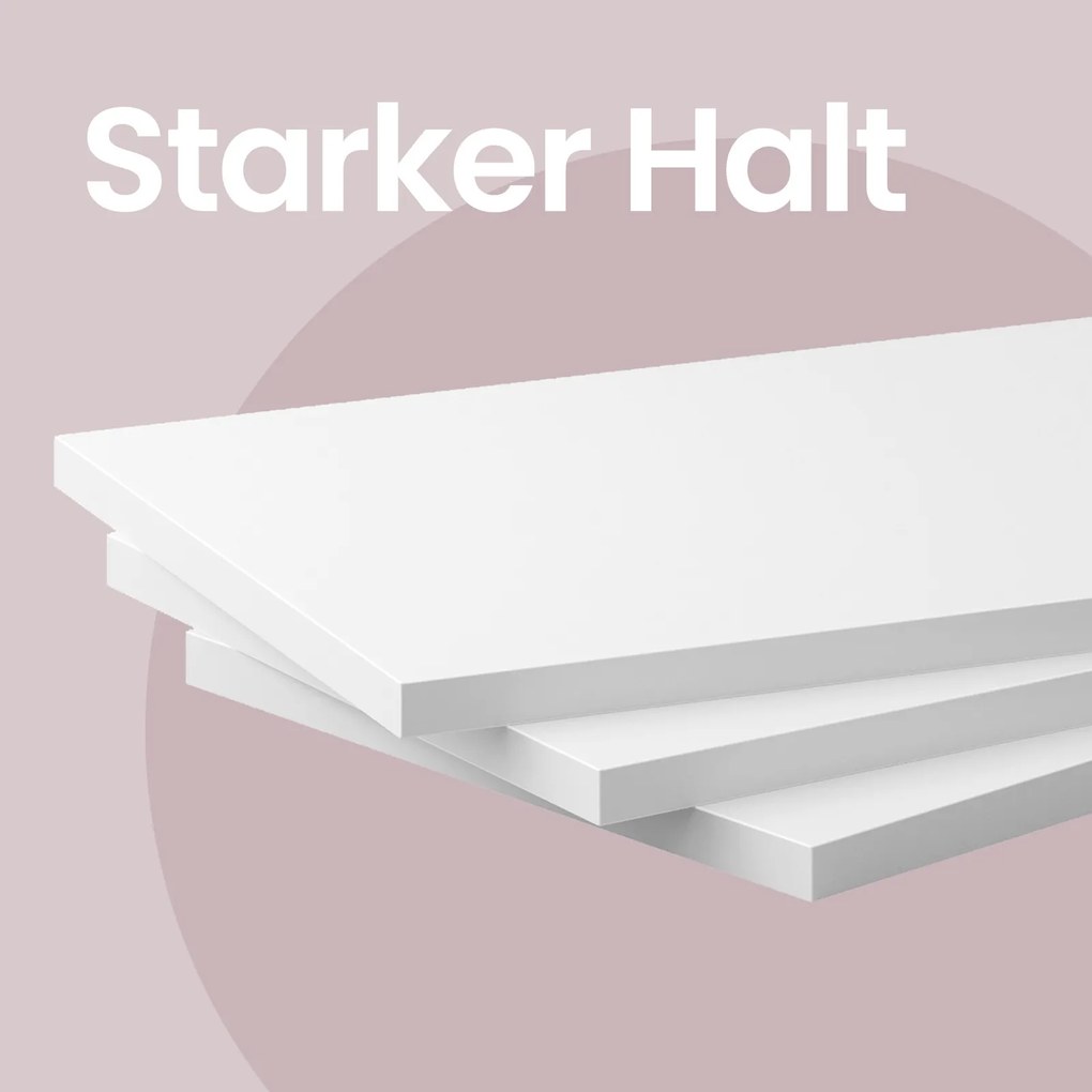 Estante com 7 compartimentos 24,5 x 50,5 x 106,5 cm branco