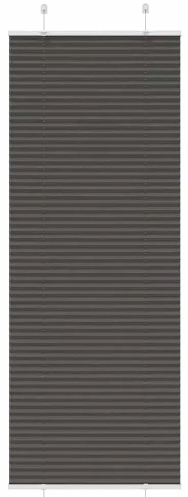 Preto Plissada Cega 70x200 cm Largura Tecido 69,4 cm Poliéster