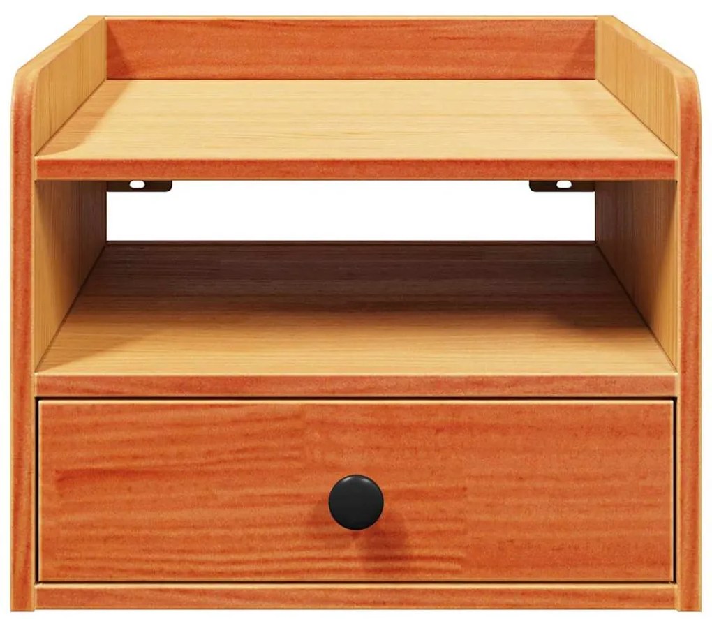 Mesa-de-cabeceira com gaveta Castanho-mel 38 x 36 x 29,5 cm