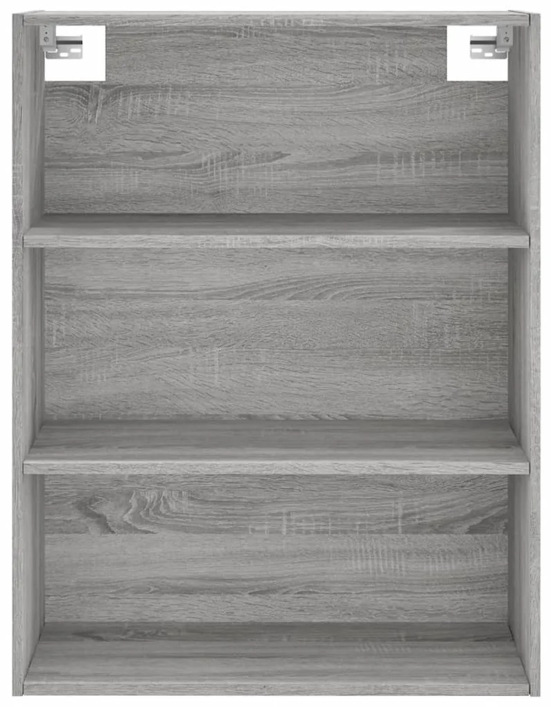 Armário alto 69,5x34x180 cm derivados de madeira sonoma cinza