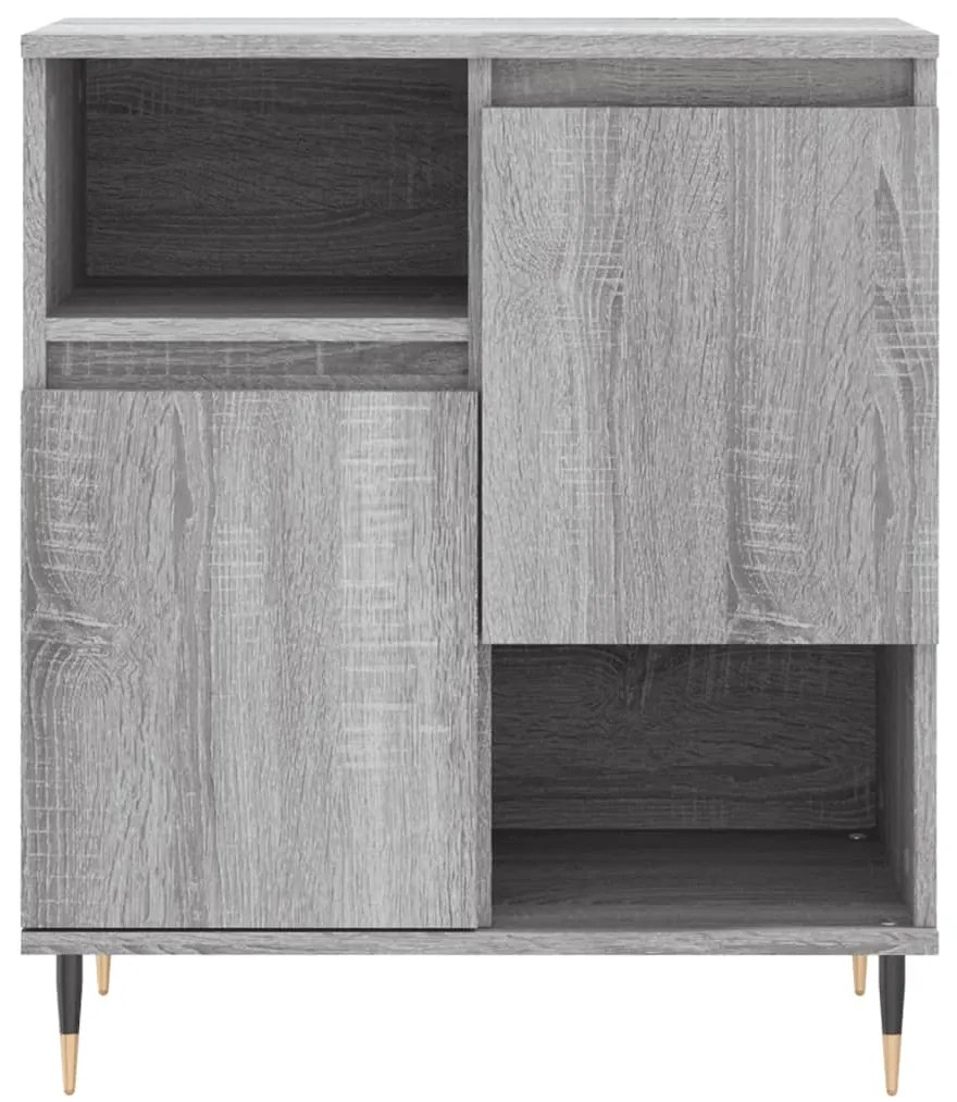 Aparador 60x35x70 cm derivados de madeira cinzento sonoma