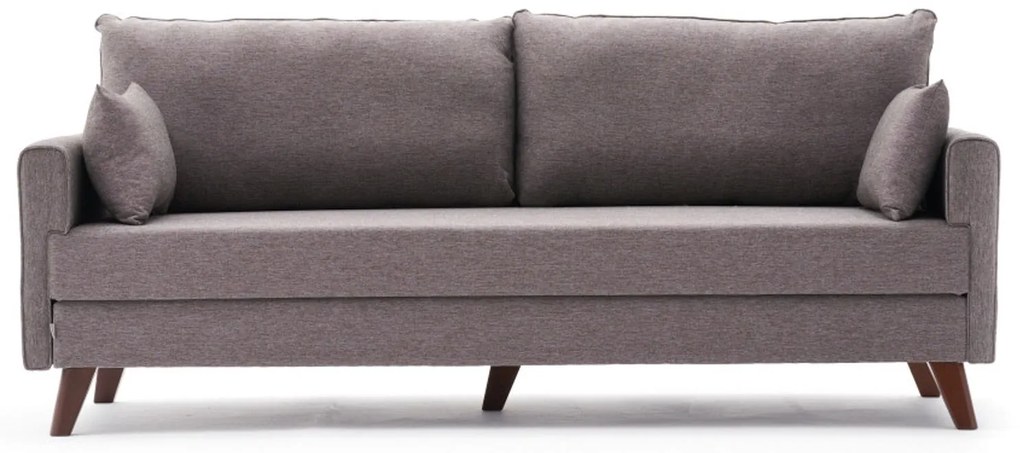 Sofá-Cama 3 Lugares Bella – Castanho – 208 x 85 x 81 cm