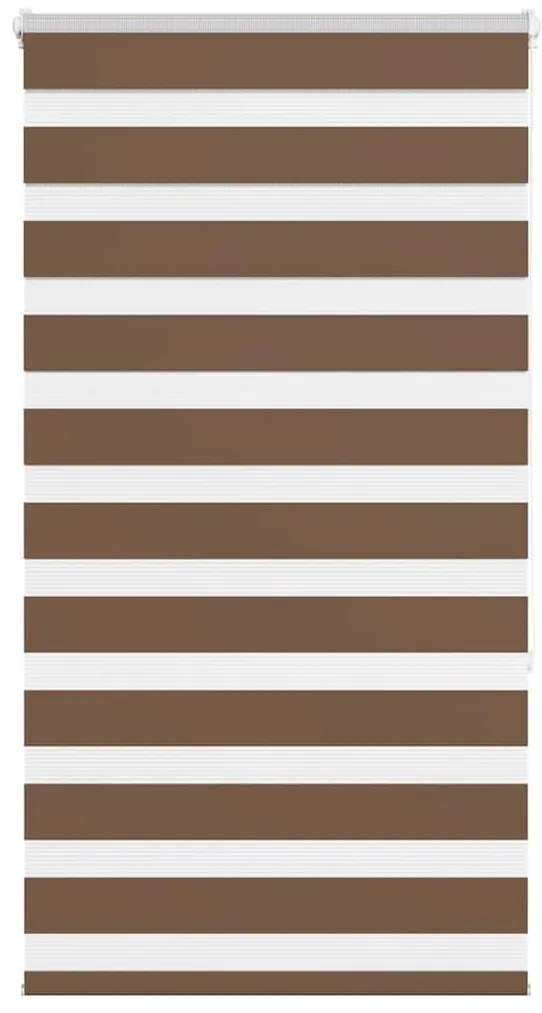vidaXL Cortina de zebra 70x150 cm largura do tecido 65,9 cm poliéster