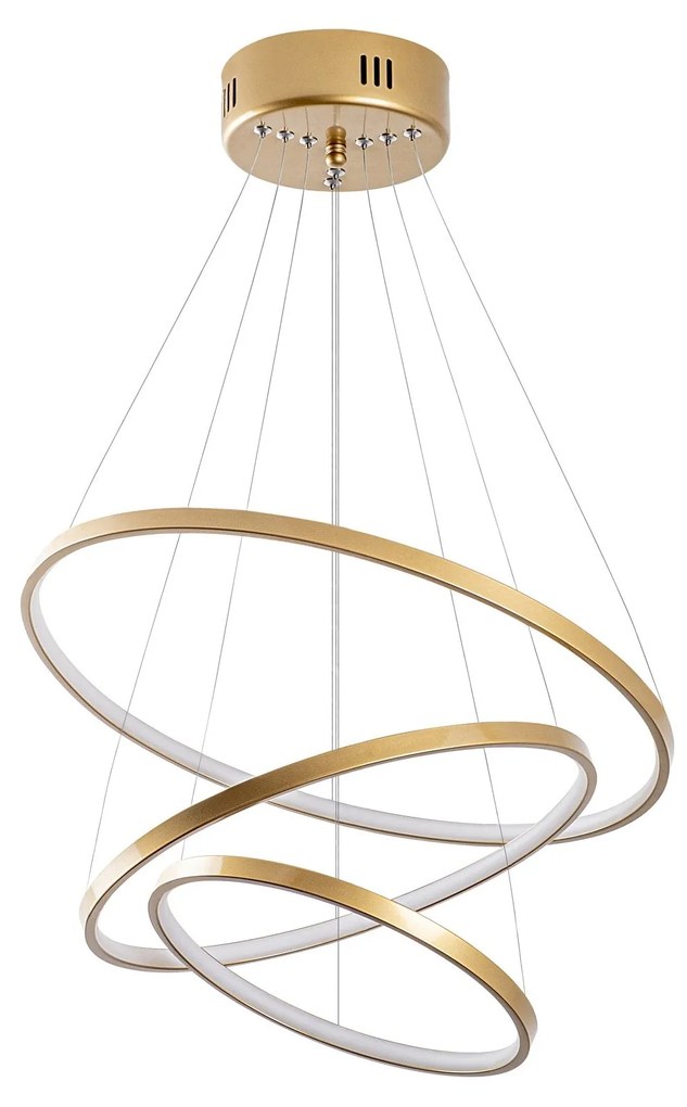 Chandelier Simit – Dourado – 50x80x50 cm
