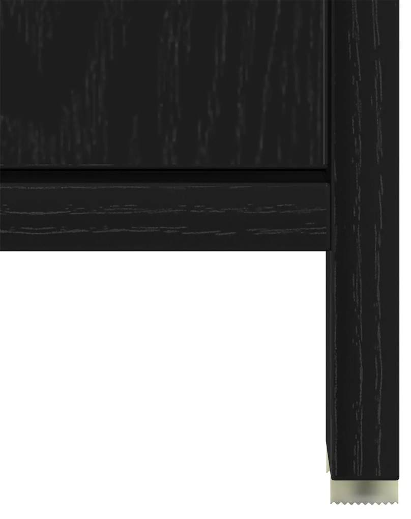 Conjunto de Móveis para Casa de Banho 4 Peças Carvalho Preto Madeira d