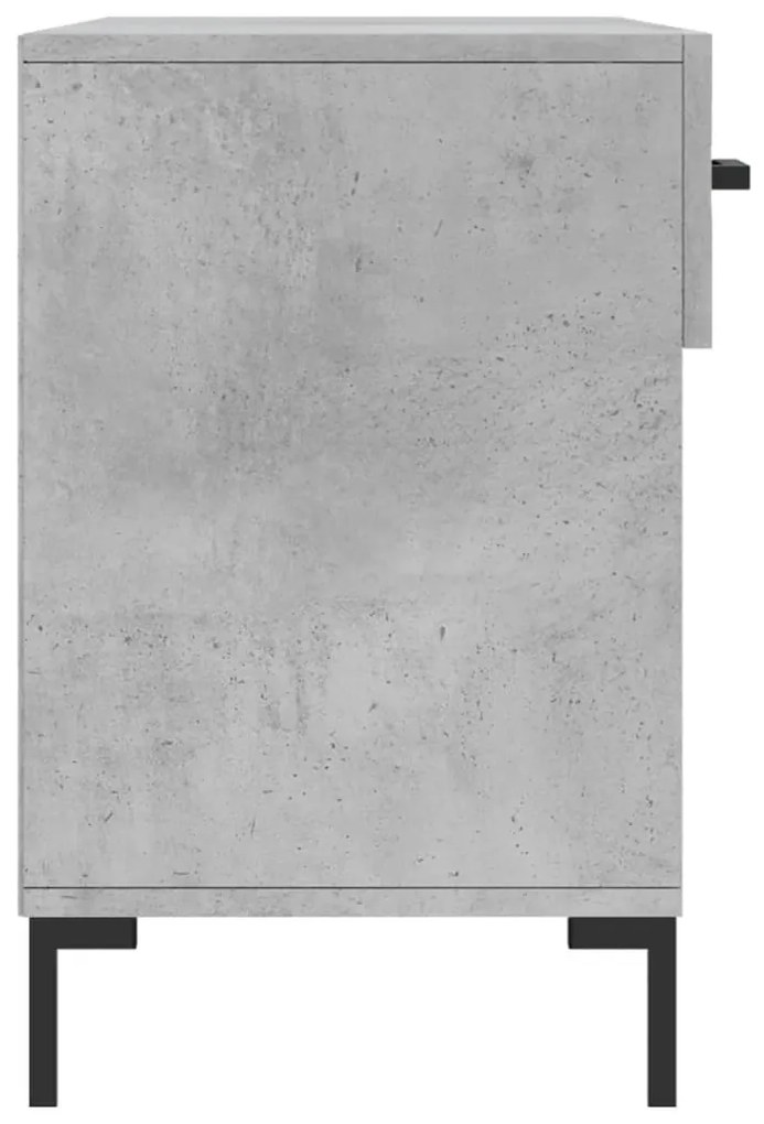 Banco sapateira 102x35x55 cm derivados madeira cinzento cimento