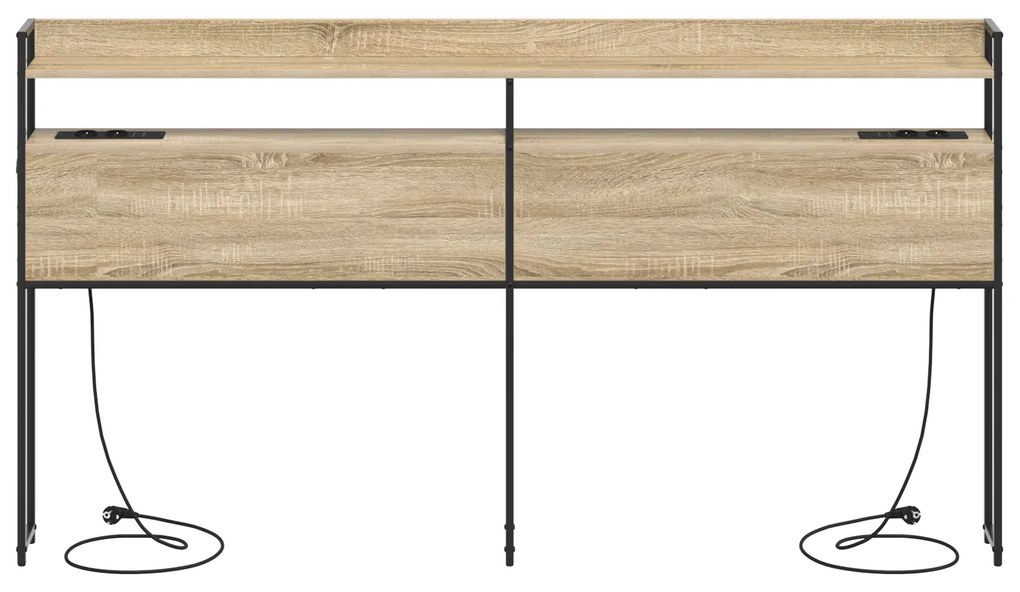 Cabeceira de armazenamento Carvalho sonoma 200 cm
