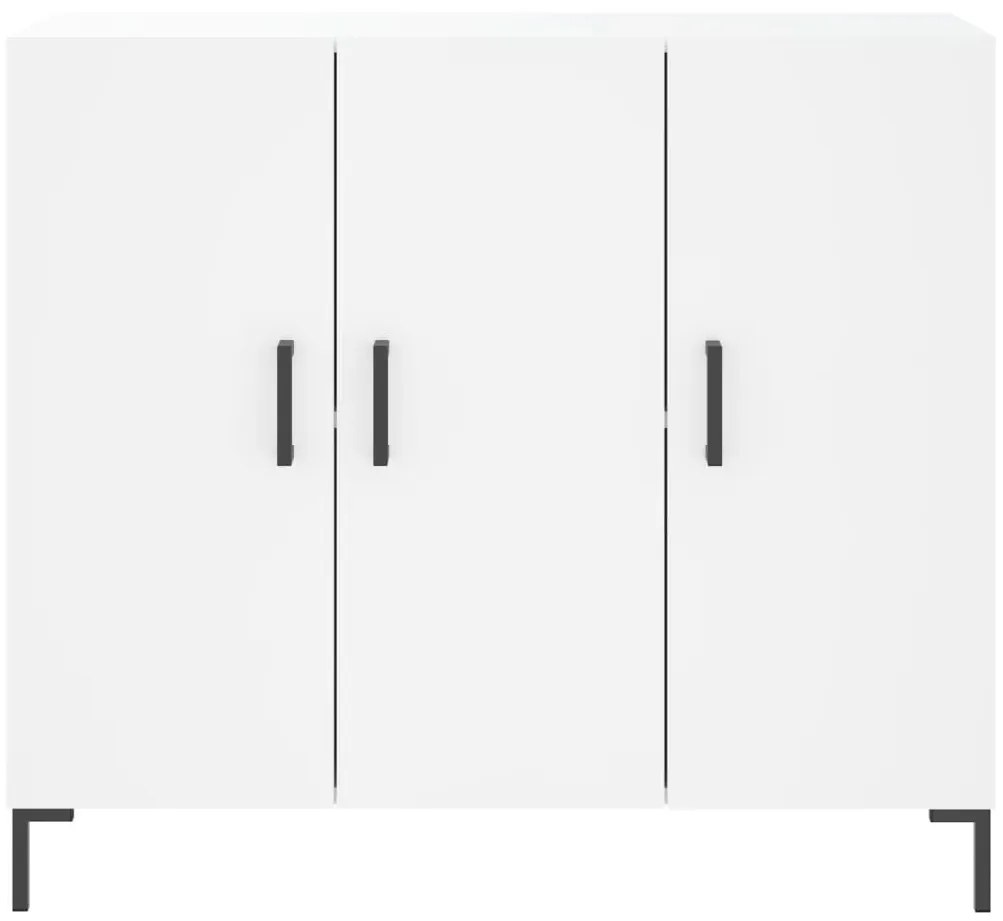 Aparador 90x34x80 cm derivados de madeira branco